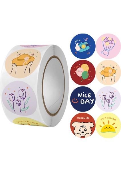 QY2430-300PCS 100-500PCS Ödül Çıkartmalar Çocuklar Çocuklar Için Kişiselleştirilmiş Küçük Işletme Hediye Dekor Çıkartmalar Kırtasiye Çıkartmalar Sızdırmazlık Etiketi (Yurt Dışından) fiyatları