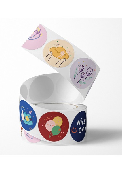 QY2430-300PCS 100-500PCS Ödül Çıkartmalar Çocuklar Çocuklar Için Kişiselleştirilmiş Küçük Işletme Hediye Dekor Çıkartmalar Kırtasiye Çıkartmalar Sızdırmazlık Etiketi (Yurt Dışından) indirimleri