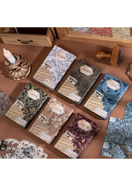 DN848-C 60 Adet Vintage Desen Tasarım Kağıt Günlüğü Dekor Yapışkan Olmayan Malzeme Scrapbooking Kolaj Planlayıcısı Yaratıcılık Sanat Malzemeleri (Yurt Dışından) indirimleri