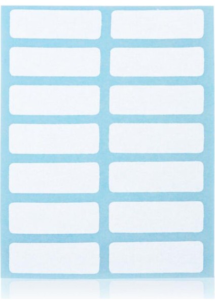 Beyaz (12 Adet X14) Paket Kırtasiye Etiketleri / Çıkartmalar Beyaz Etiketler Isim Yazma Çıkartmaları Boş Çıkartmalar Etiketler (Yurt Dışından)