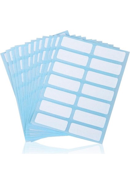 Beyaz (12 Adet X14) Paket Kırtasiye Etiketleri / Çıkartmalar Beyaz Etiketler Isim Yazma Çıkartmaları Boş Çıkartmalar Etiketler (Yurt Dışından)