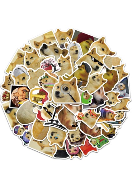 10 Adet-Rastgele 10/50 Adet Buff Doge Çıkartmalar Su Geçirmez Çıkartma Dizüstü Motosiklet Bagaj Snowboard Buzdolabı Araba Pegatinas 2022 (Yurt Dışından) fiyatları