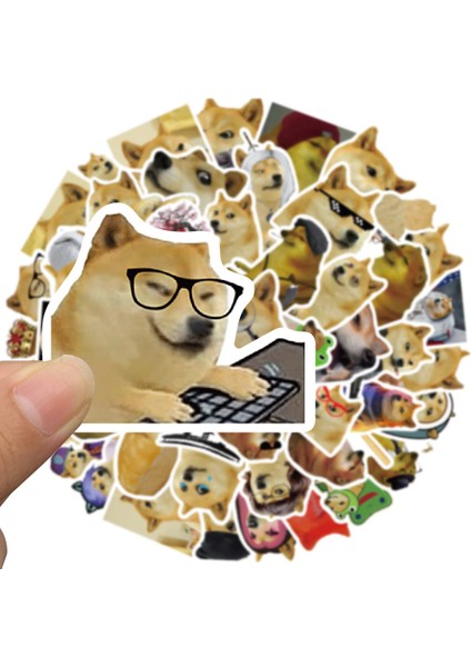 10 Adet-Rastgele 10/50 Adet Buff Doge Çıkartmalar Su Geçirmez Çıkartma Dizüstü Motosiklet Bagaj Snowboard Buzdolabı Araba Pegatinas 2022 (Yurt Dışından) modelleri