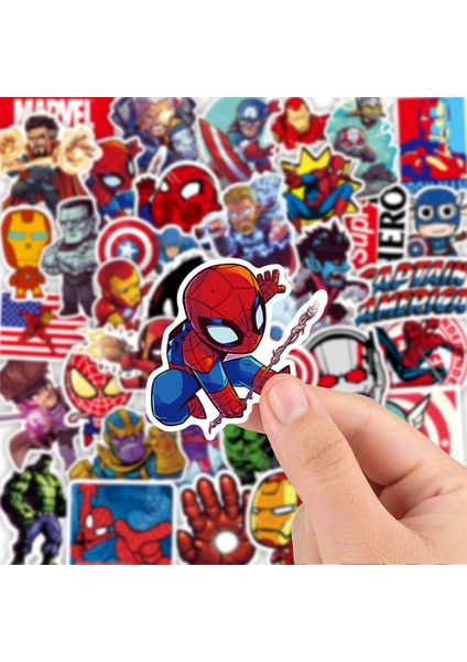 100 Adet 10/30/50/100 Adet Disney Marvel Vintage Avengers Süper Kahraman Anime Çıkartmalar Karikatür Çıkartması Dizüstü Araba Motosiklet Komik Etiket (Yurt Dışından) modelleri
