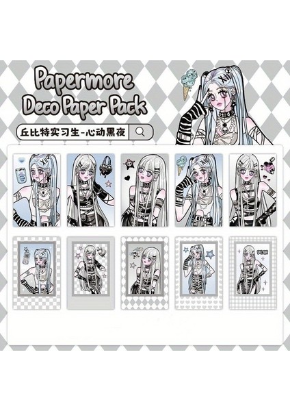 B 10 Sayfa Sevimli Karikatür Melek Yıldız Kız Kağıt Etiket Dekoratif Çıkartmalar Kolaj Scrapbooking Dıy Günlük Kaydı Hediye Çıkartmaları (Yurt Dışından) fiyatları