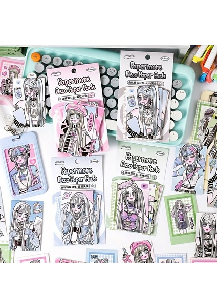 B 10 Sayfa Sevimli Karikatür Melek Yıldız Kız Kağıt Etiket Dekoratif Çıkartmalar Kolaj Scrapbooking Dıy Günlük Kaydı Hediye Çıkartmaları (Yurt Dışından) modelleri