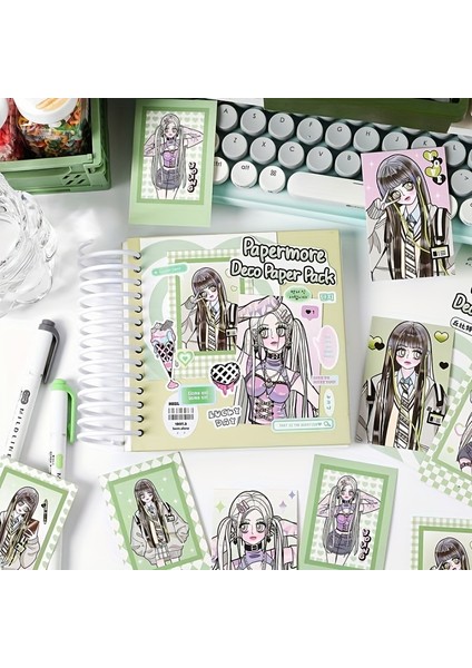 B 10 Sayfa Sevimli Karikatür Melek Yıldız Kız Kağıt Etiket Dekoratif Çıkartmalar Kolaj Scrapbooking Dıy Günlük Kaydı Hediye Çıkartmaları (Yurt Dışından) indirimleri