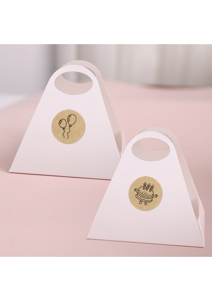 QY2338-100PCS 100-500 Adet Yuvarlak Mutlu Doğum Günü Etiket Yaratıcılık Sevimli Kırtasiye Etiketleri Çeşitli Etiket Çocuk Scrapbooking Için (Yurt Dışından) fırsatları