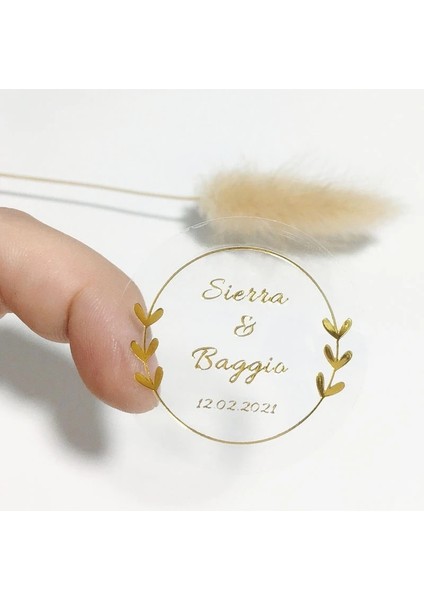 8 cm Beyaz Altın 100 Yaprak/siyah Altın Folyo Etiket Özel Ticari Logo Düğün Özel Etiket Altın Ambalaj Yuvarlak Şeffaf Etiket Size Logo (Yurt Dışından) modelleri