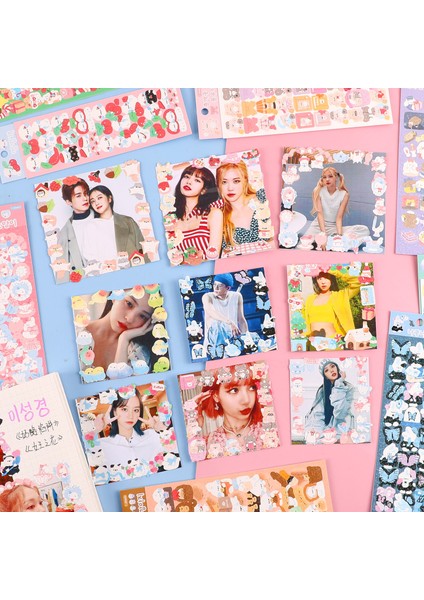 7 Adet Set Bir Skysonıc Güncellendi 4/6/7/8/12/16 Adet Tam Set Serisi Dekoratif Çıkartmalar Kawaii Kpop Idol Kart Albümü Etiket Kore Kırtasiye (Yurt Dışından) fırsatları