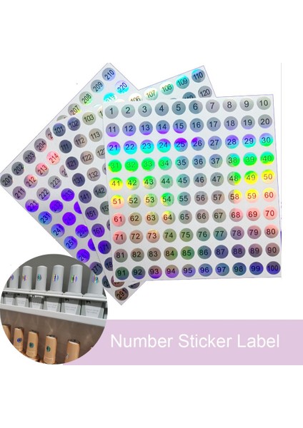 201-300 1-500 Su Geçirmez Numarası Yapışkan Etiket Markalama Numaralandırma Manikür Aracı Kendinden Yapışkanlı Dijital Etiket Scrapbooking Dıy Zanaat (Yurt Dışından) fırsatları