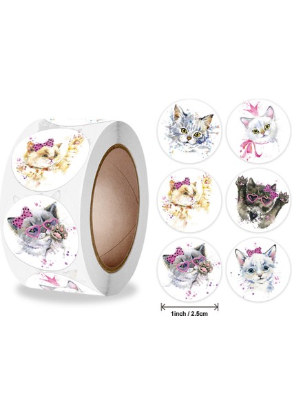 YH219-300PCS 100-500PCS Öğretmen Ödül Etiket Eğlenceli Motivasyon Kedi Köpek Etiket Okul Öğretmen Öğrenci Kırtasiye Çıkartmalar Çocuklar Için (Yurt Dışından) modelleri