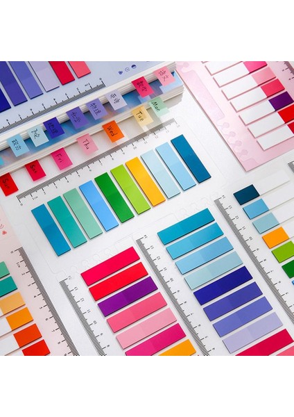 F--100 Sayfa Yenilik 200 Sayfa Yapışkan Notlar Morandi Yarı Şeffaf Sınıflandırma Etiketi Not Defteri Yer Işareti Gevşek Yapraklı Etiket Sayfası Sekme Şeridi (Yurt Dışından) indirimleri