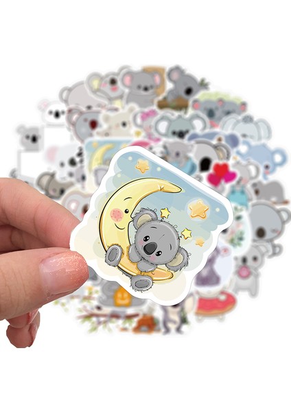 10 Adet 10/30/50 Adet Kawaii Koala Kırtasiye Etiket Estetik Kore Pvc Dıy Çocuk Dekorasyon Scrapbooking Okul Malzemeleri Çocuklar Için (Yurt Dışından) modelleri