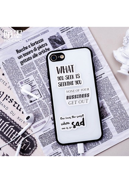 Beyaz 46 Adet Vintage Ingilizce Gazete Deco Çıkartmalar Bullet Journaling Aksesuarları Çıkartmalar Estetik Karalama Defteri Dıy Süslemeleri Kırtasiye (Yurt Dışından) indirimleri