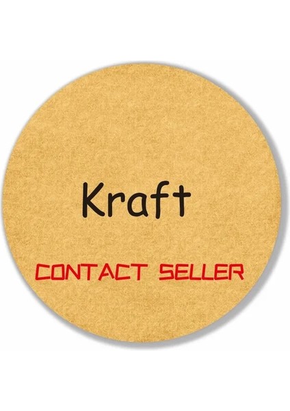 Kraft Kağıt 3CM-1000PCS 1000 Pcs Özel Çıkartmalar Özel Logo Etiket Etiketi Kişiselleştirilmiş Çıkartmalar Ambalaj Etiketleri Kendi Etiketinizi Tasarlayın (Yurt Dışından)