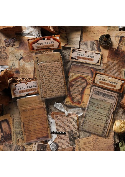 C 30 Adet El Hesabı Kağıt Dıy Oluşturma Retro Tarzı Karalama Defteri Dergisi Planlayıcısı Dekoratif Arka Plan Kağıt Kırtasiye Malzemeleri (Yurt Dışından) fiyatları