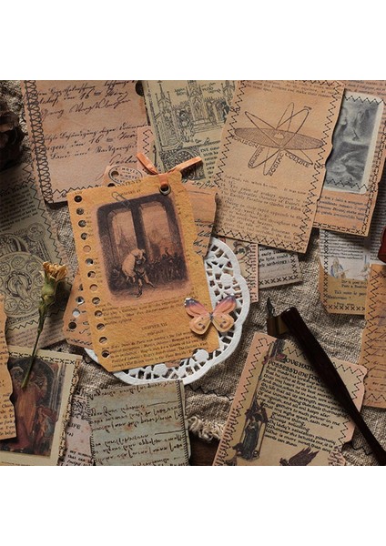 C 30 Adet El Hesabı Kağıt Dıy Oluşturma Retro Tarzı Karalama Defteri Dergisi Planlayıcısı Dekoratif Arka Plan Kağıt Kırtasiye Malzemeleri (Yurt Dışından) indirimleri