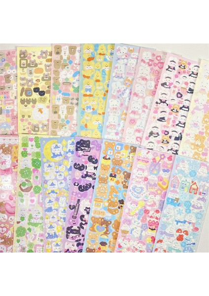 14 1 Sayfalık Sevimli Hayvanlar Tavşanlar Çıkartmalar El Kitabı Dekoratif El Sanatları Hediyeler Öğrenciler Kırtasiye Sanat Malzemeleri Dıy Malzeme (Yurt Dışından) fiyatları