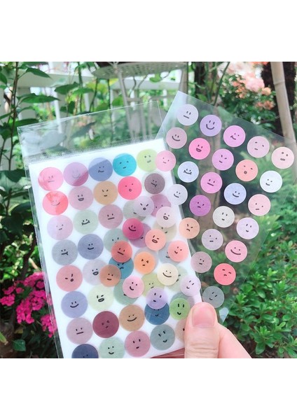 D 6 Adet 6 Sayfa Sevimli Geometri Etiket Pvc Karikatür Çıkartmalar Günlüğü Etiket Karalama Defteri Dekorasyon Kırtasiye Çıkartmalar (Yurt Dışından) fiyatları