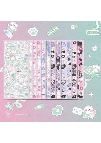 Bir Mohamm 12 Yaprak Glitter Sevimli Kedi Karikatür Çıkartmalar Fotoğraf Kartları Kolaj Dıy Zanaat Projeleri Dergisi Sayfa Dekorasyon (Yurt Dışından) fiyatları