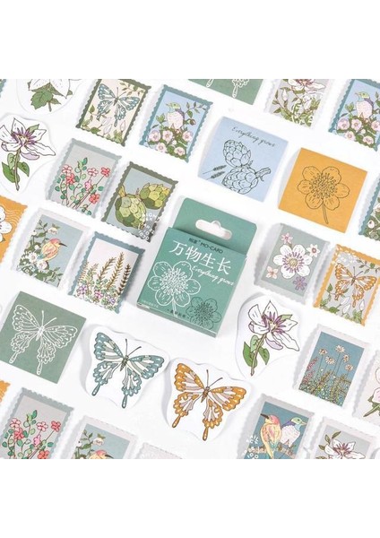 18 46 Adet/takım Sonbahar Çiçek Etiket Diy Scrapbooking Günlüğü Planlayıcısı Dekorasyon Çıkartması Albümü (Yurt Dışından)