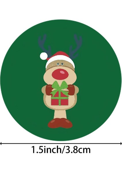 QY696-100PCS Yeni 50-500PCS 8 Tasarımlar Yapışkanlı Noel Hediyesi Isim Etiketleri Noel Çıkartmaları Mevcut Mühür Etiketleri Noel Çıkartmaları Hediye Paketi (Yurt Dışından)