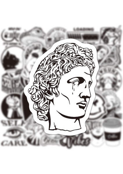 30 Adet 10/30/50 Adet Gotik Alçı Etiket Estetik Pvc Çocuk Dekorasyon Scrapbooking Kore Kırtasiye Okul Malzemeleri Çocuklar Için (Yurt Dışından) fırsatları