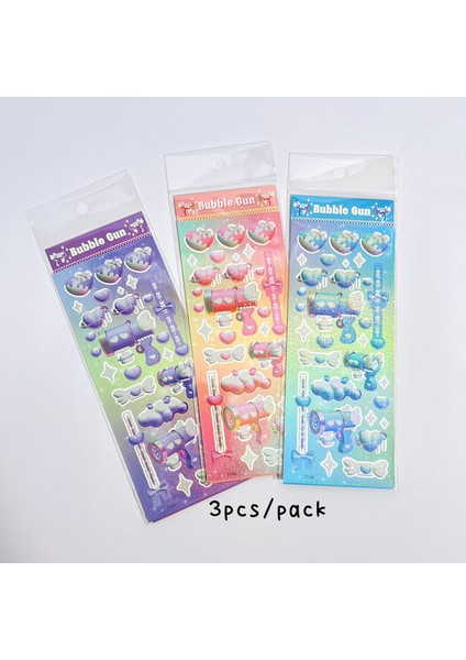 3 Adet Set Skysonıc 3/4/5/6 Adet Tam Set Bobo Dekor Çıkartmalar Günlüğü Scrapbooking Etiket Idol Kpop Dıy Kırtasiye Veya Telefon Etiketi (Yurt Dışından)