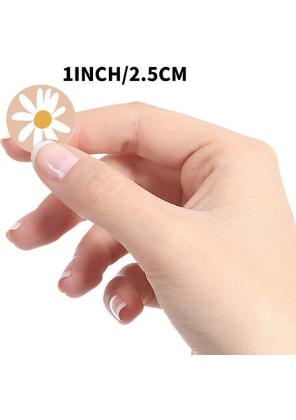 QY725-500PCS 100-500PCS 8 Stilleri Yuvarlak Karikatür Güneş Gülen Çocuklar Ödül Çıkartmaları Parti El Yapımı Scrapbooking Hediye Paketleme Mühür Etiket (Yurt Dışından)