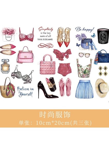 Stil 7 3 Adet/takım Sevimli Karikatür Çiçekler Yapraklar Etiket Dıy Günlüğü Dekor Çıkartmalar Karalama Defteri Sevimli Kırtasiye Günlüğü Malzemeleri (Yurt Dışından)