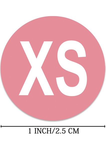 100 Adet 100-500 Adet 1 Boyut 2.5 cm Boyut Işaretleyici Etiket Yapışkan Etiket Giyim Boyutu Xs S M L Xl Xxl Xxxl Etiket Etiket (Yurt Dışından)