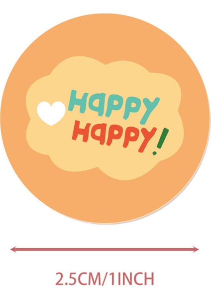 QY1805-500PCS 100-500PCS Yuvarlak Sevimli Karikatür Tavşan Çıkartmalar Çocuk Kırtasiye Ödül Çıkartmalar Hediye Paketi Sızdırmazlık Dekor Etiketleri (Yurt Dışından) modelleri