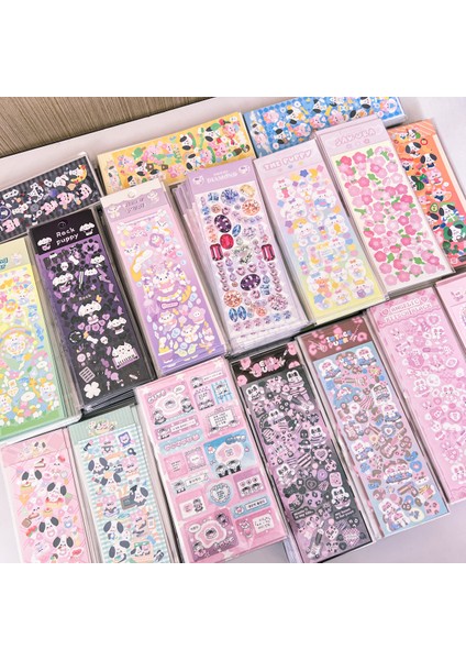 10 Adet Mınkys Yeni Varış 4 Adet 6 Adet 8 Adet Tam Set Kawaii Fotocardlar Dekoratif Çıkartmalar Dıy Karalama Defteri Çıkartmaları Konfeti Etiket (Yurt Dışından)