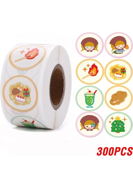 QY2305-300PCS 100-500PCS Çocuk Karikatür Çıkartmalar Bebek Çıkartmalar Anaokulu Ilham Küçük Kırmızı Çiçek Ödül Çıkartmalar Kırtasiye (Yurt Dışından)