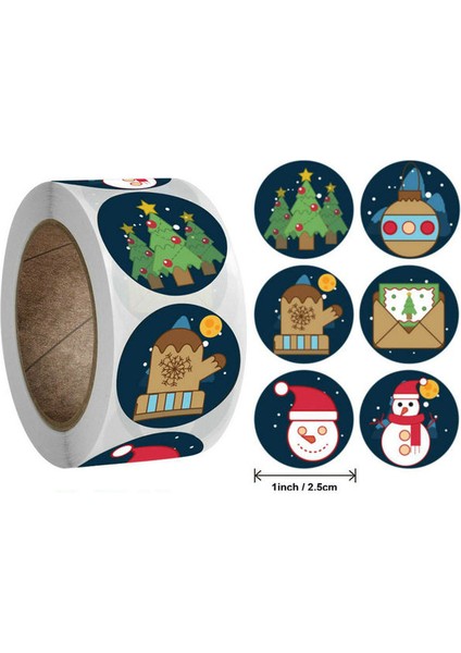 F 500 Adet Noel Hediyesi Çıkartmalar Dekoratif Sızdırmazlık Sticker Merry Christmas Ödül Kendinden Yapışkanlı Etiketler Çocuk Günü Partisi (Yurt Dışından) fiyatları