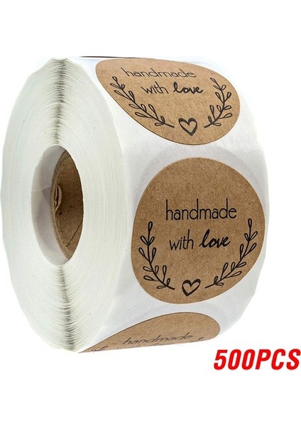 YH05-500 Adet 100-500 Adet Sızdırmazlık Etiketleri El Yapımı Aşk Çıkartmaları ile Noel Hediyesi Dekorasyon Pişirme Ambalaj Zarf Kırtasiye Çıkartmalar (Yurt Dışından) fiyatları