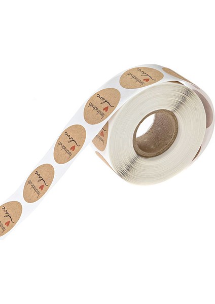 YH05-500 Adet 100-500 Adet Sızdırmazlık Etiketleri El Yapımı Aşk Çıkartmaları ile Noel Hediyesi Dekorasyon Pişirme Ambalaj Zarf Kırtasiye Çıkartmalar (Yurt Dışından) fırsatları