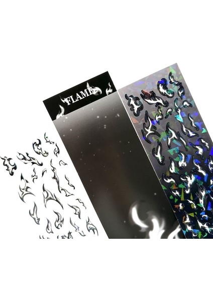 Stil 5 Alev Etiket Ins Kore Lazer El Hesabı Guka Dıy Dekorasyon Malzemesi Pet (Yurt Dışından)