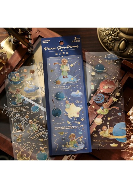 02 3 Adet/paket Yaratıcı Küçük Prens Çıkartmalar Dekoratif El Sanatları Malzemeleri Karalama Defteri Estetik Çıkartmalar Günlük Dizüstü Planlayıcıları (Yurt Dışından) fiyatları