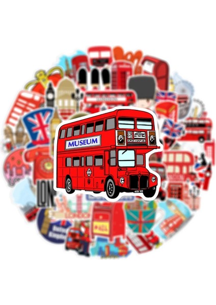 10 Adet-Rastgele 10/50 Adet Klasik Ingiliz Tarzı Londra Otobüs Mermi Pvc Dekoratif Çıkartmalar Scrapbooking Sopa Etiket Günlüğü Kırtasiye Albümü Etiket (Yurt Dışından) fiyatları