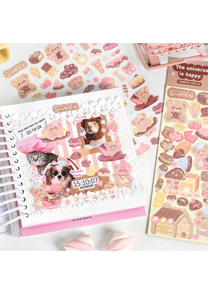 Stil 4 1 Sayfalık Sevimli Karikatür Kawaii Etiket Karalama Defteri Telefon Gitar Laptop Etiketi Çıkartması Dekor Çocuk Doğum Günü Hediyesi Okul Şeyler Kızlar Için (Yurt Dışından) modelleri