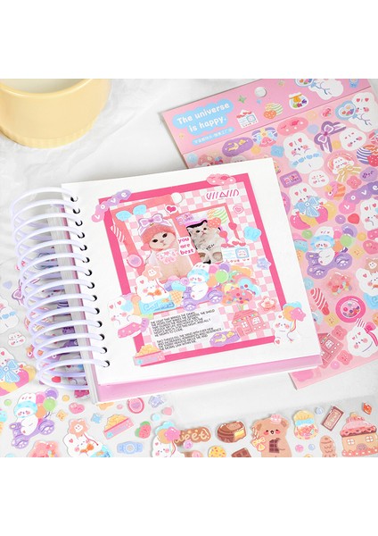 Stil 4 1 Sayfalık Sevimli Karikatür Kawaii Etiket Karalama Defteri Telefon Gitar Laptop Etiketi Çıkartması Dekor Çocuk Doğum Günü Hediyesi Okul Şeyler Kızlar Için (Yurt Dışından) indirimleri