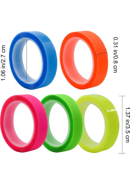 100 Adet 5 Rulo 5 Renk Çıkartmalar Şeffaf Floresan Dizin Sekmeleri Bayraklar 5 M Yapışkan Not Kırtasiye Çocuk Hediye Okul Ofis Malzemeleri (Yurt Dışından) modelleri