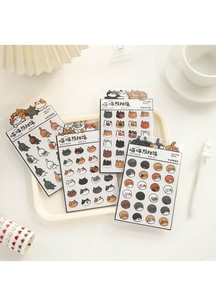 C 2 Adet Sevimli Scrapbooking Çıkartmaları Kendinden Yapışkanlı Küçük Kedi Bebek Mühürler Hayvan Çıkartmaları Planlayıcısı Çıkartmalar Seti (Yurt Dışından) modelleri