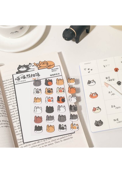 C 2 Adet Sevimli Scrapbooking Çıkartmaları Kendinden Yapışkanlı Küçük Kedi Bebek Mühürler Hayvan Çıkartmaları Planlayıcısı Çıkartmalar Seti (Yurt Dışından) fırsatları