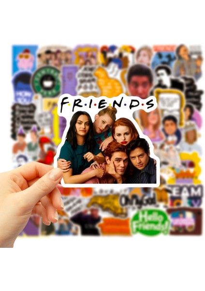 50 Adet 10/50 Adet Arkadaşlar Etiket Tv Dizisi Gösterisi Çıkartmalar Kaykay Buzdolabı Telefon Gitar Dizüstü Bilgisayar Motorlu Seyahat Bagaj Çıkartmaları Etiket (Yurt Dışından)