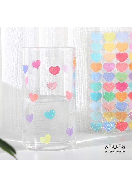 2-G Renkli Kalp Şerit Aşk Dekoratif Dıy Dekor Etiket Sanat Zanaat Tebrik Kartı Karalama Defteri (Yurt Dışından) indirimleri