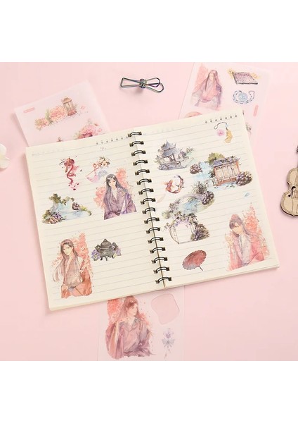 13 6 Sayfa Kawaii Washi Kağıt Etiket Hayvan Bitki Balina Dergisi Çıkartmalar Scrapbooking Dekoratif Dizüstü Kırtasiye Malzemeleri (Yurt Dışından) indirimleri