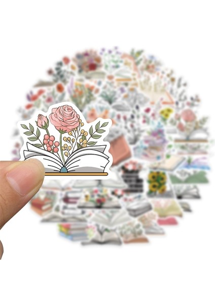 50 Adet 10/30/50 Adet Taze Çiçek Kitap Kore Kırtasiye Etiket Estetik Pvc Çocuk Dekorasyon Scrapbooking Okul Malzemeleri (Yurt Dışından) modelleri